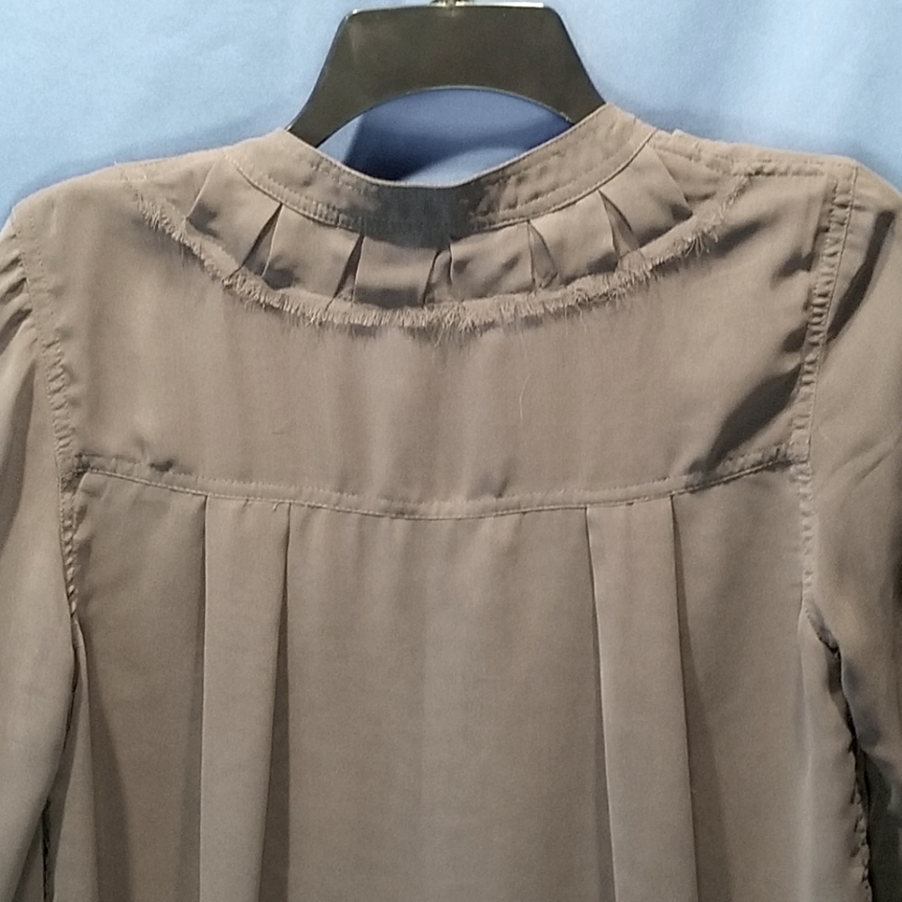 M M COUTURE Sheer Relaxed Fit Blouse - Picture 4 of 10